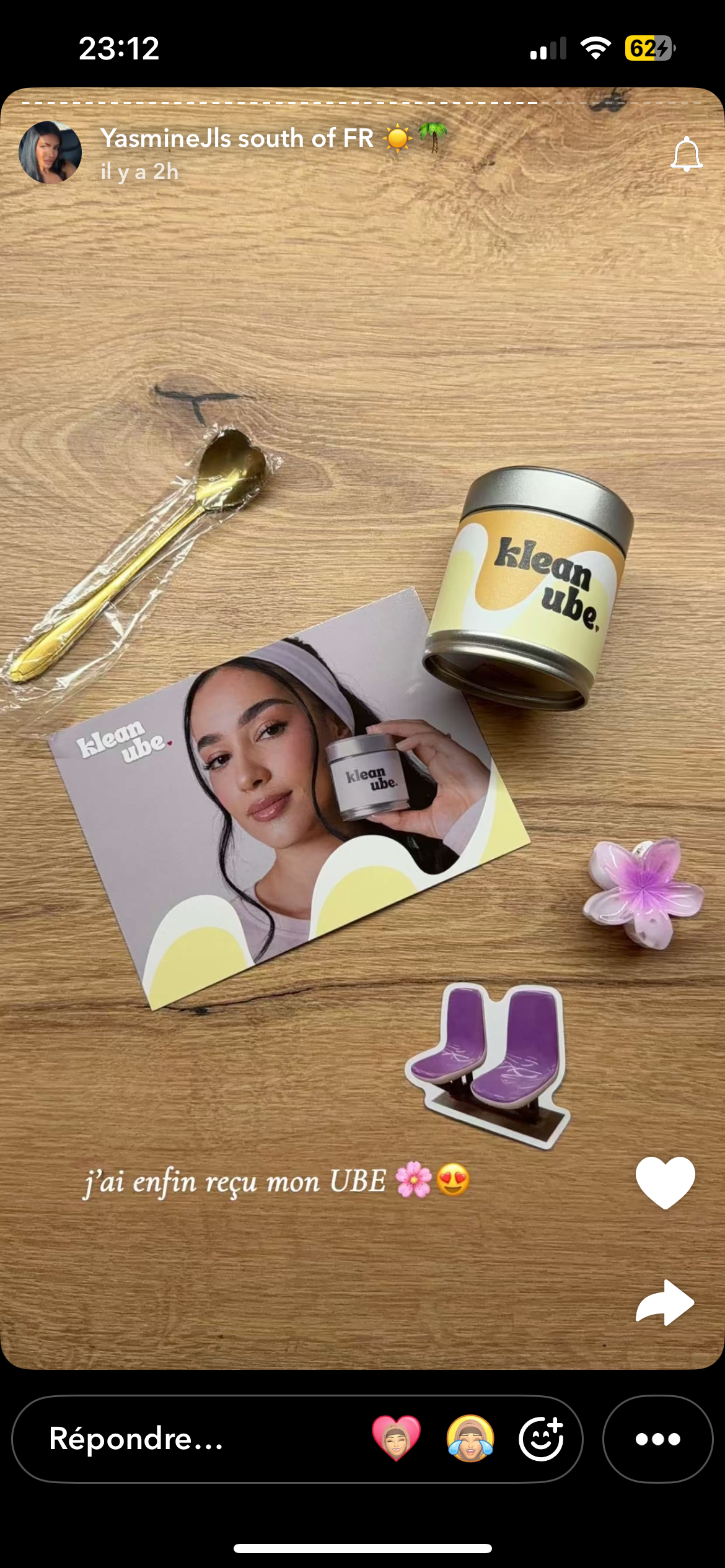 Ube Vanille 50 g – Pur Ube en poudre goût vanille Klean ube